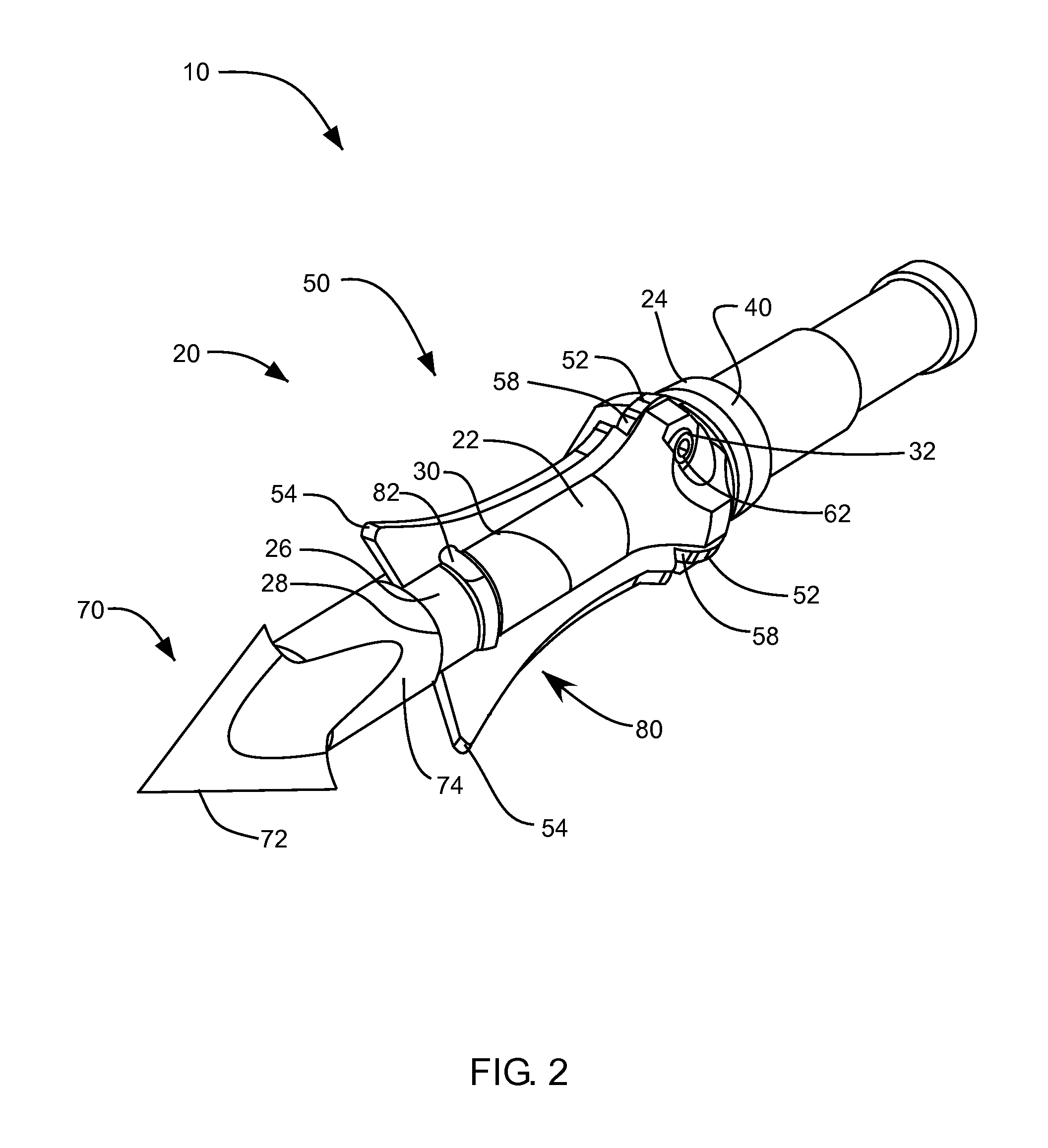 Broadhead arrow tip and associated methods