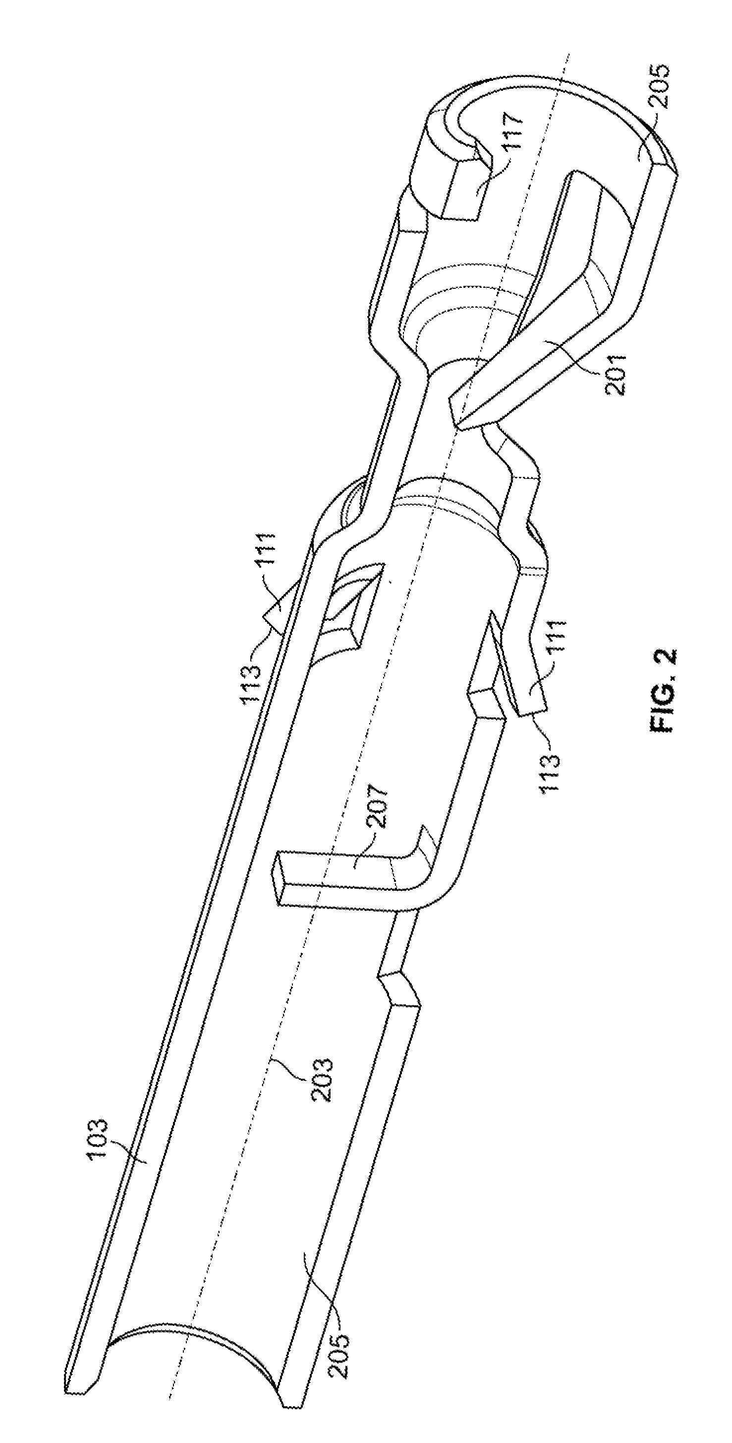 Wire retention connector system