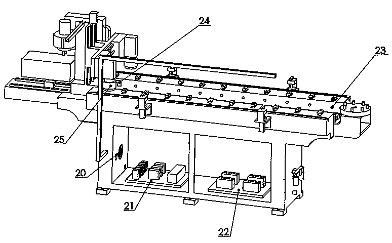 Nonmetal frame machine