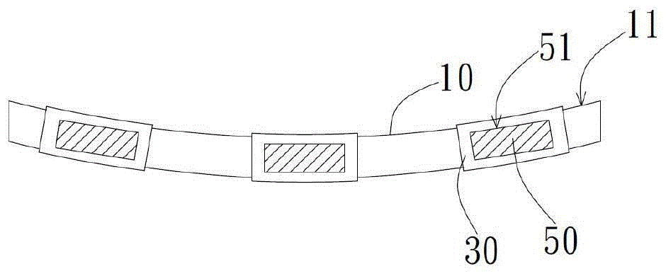 Cambered surface display module