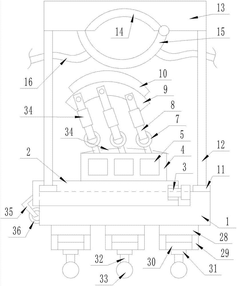 Fixing device convenient for pig slaughtering