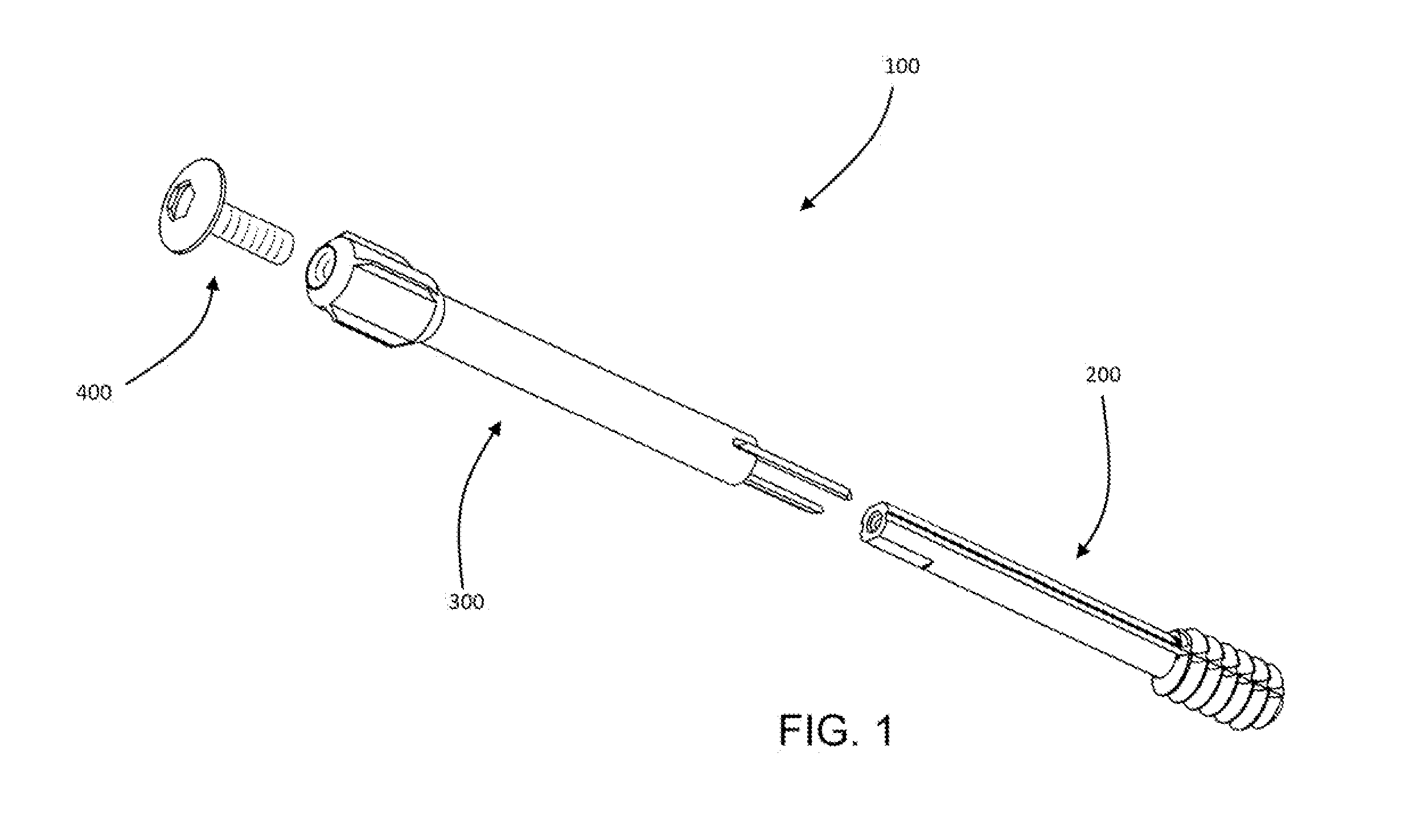 Bone fixation screw and method