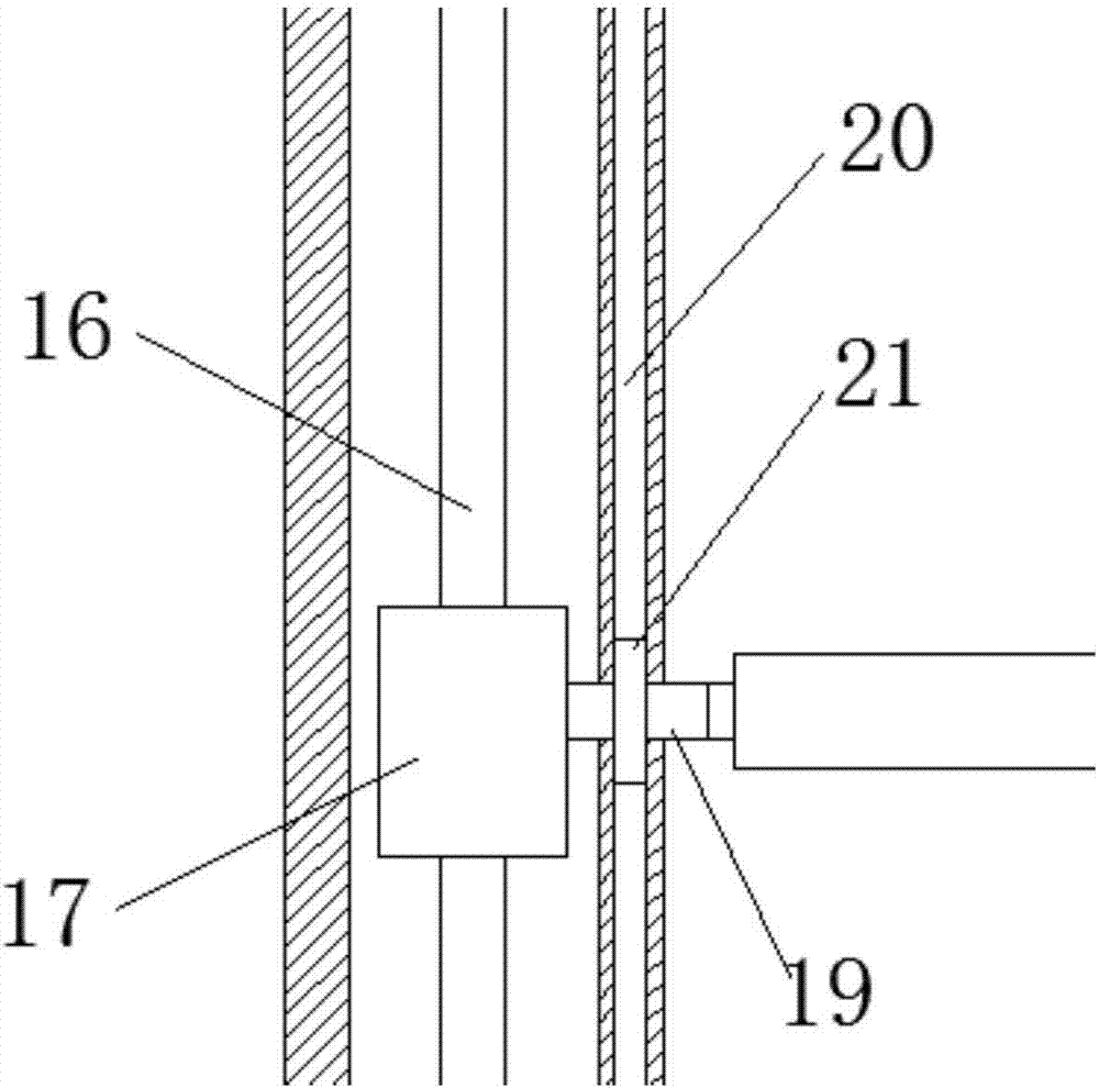 Automatic cleaning device used for medical test tube