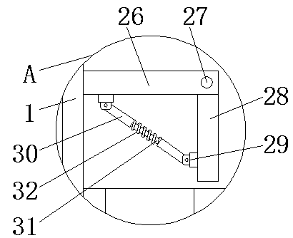 Grinding device of deep sea ore rock