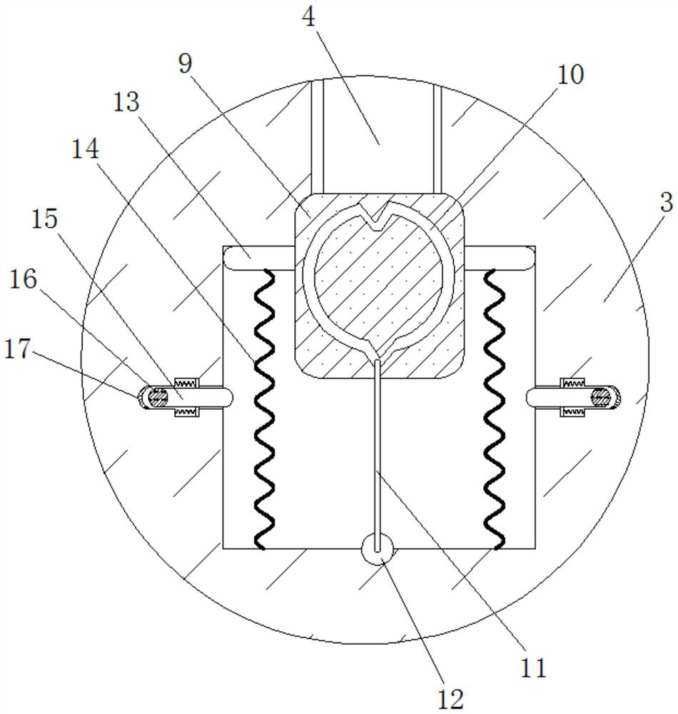 A computer hard disk fixed frame with anti-shake function