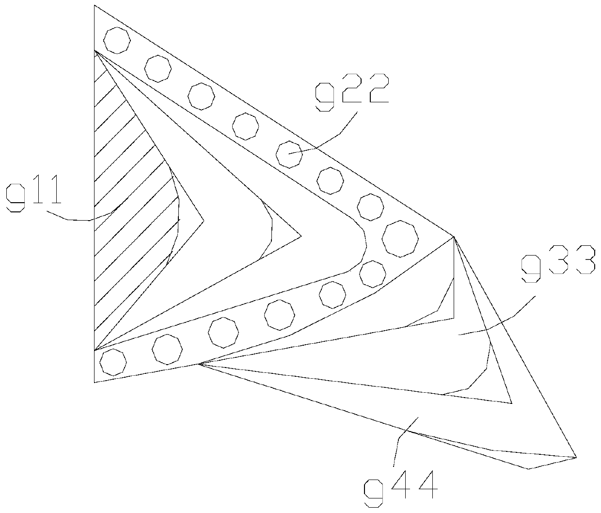 Garbage vertical discharge device for building high-rise