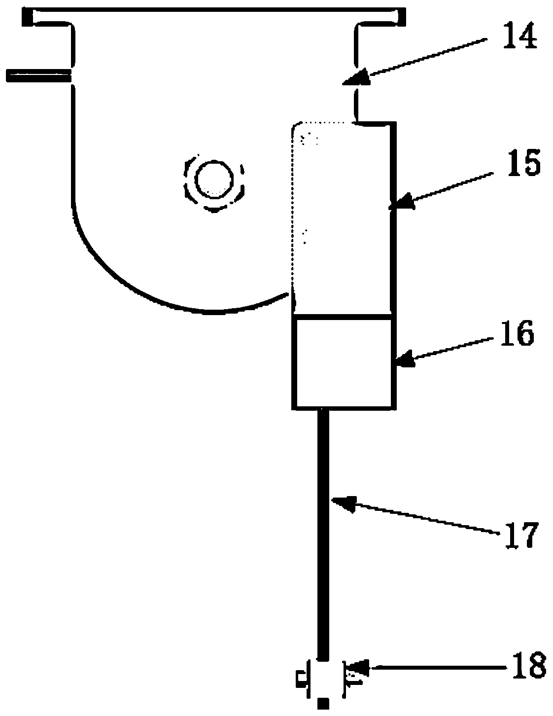 On-orbit separation ground test device and detection method of binary star assembly spacecraft