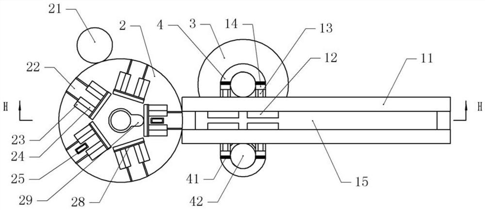 Continuous sealing machine transmission