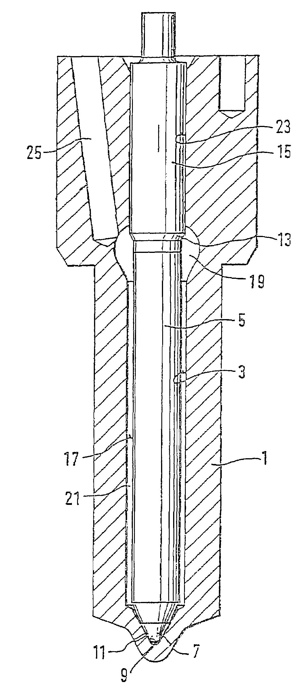 Fuel injection valve for internal combustion engines and a method for hardening the said valve