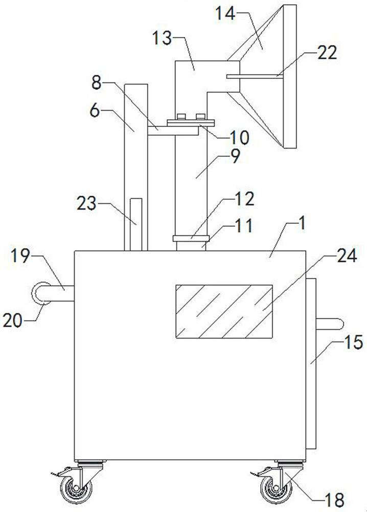 Floating dust collecting and cleaning device for ore processing