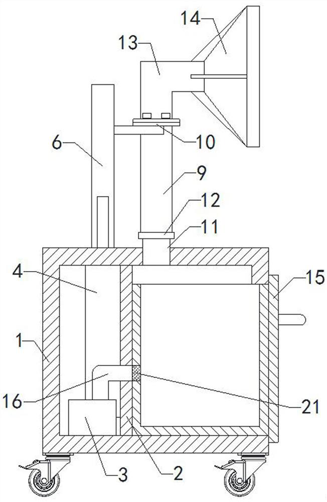 Floating dust collecting and cleaning device for ore processing