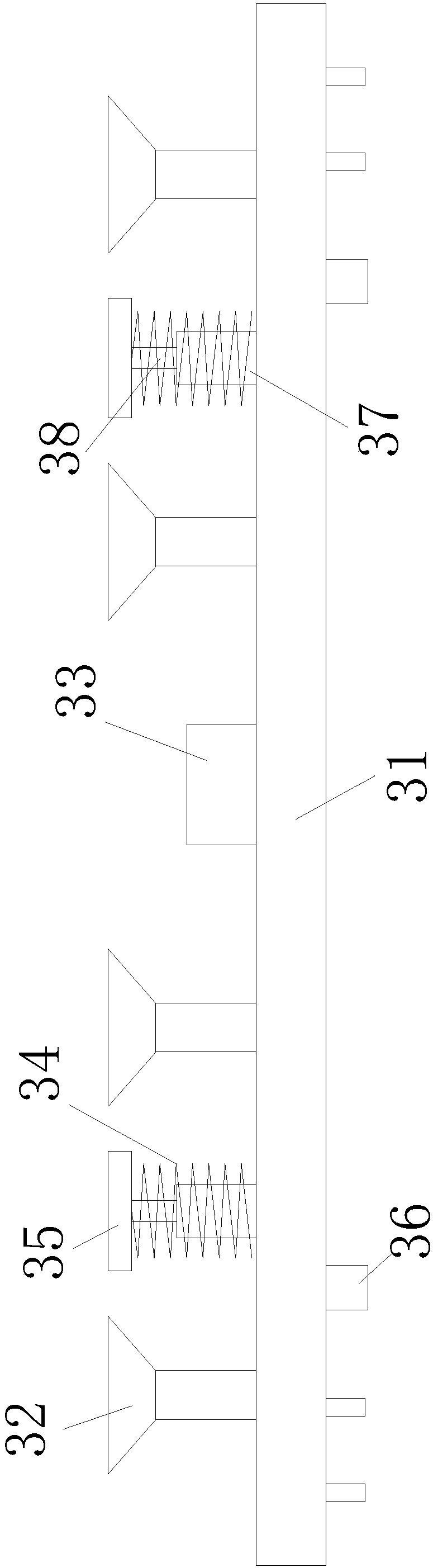 High-strength glass edging device