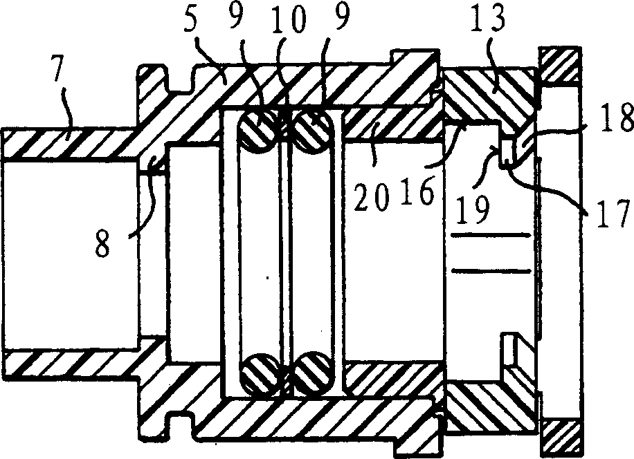 Loosening able plug in type joint in use for inserting to tubular insertion piece with peripheric capped edge