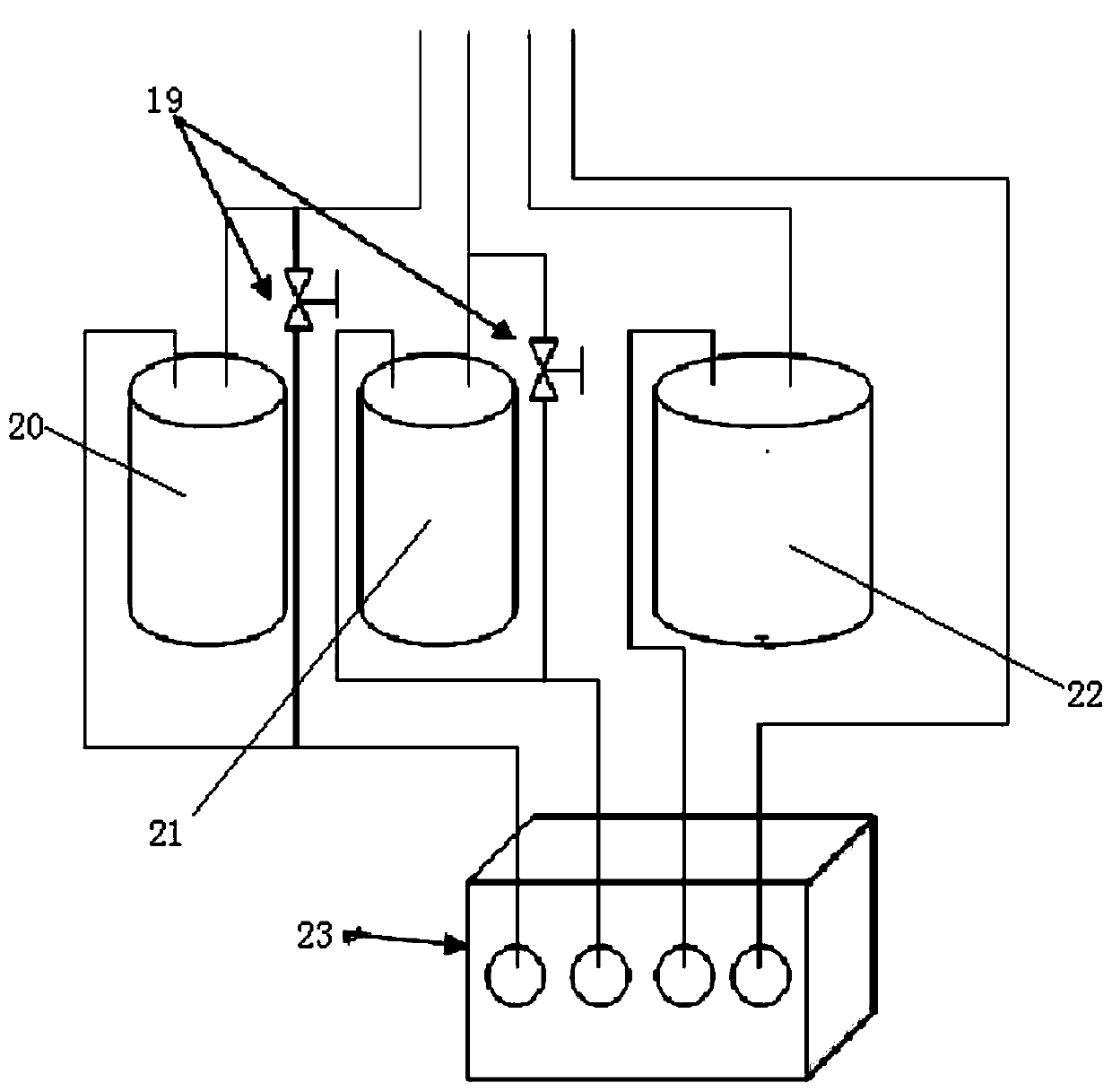 Nuclear power plant steam generator water chamber partition weld seam penetration testing equipment