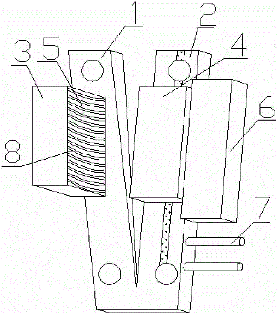 Mooring rope clamping device and safety hoisting device