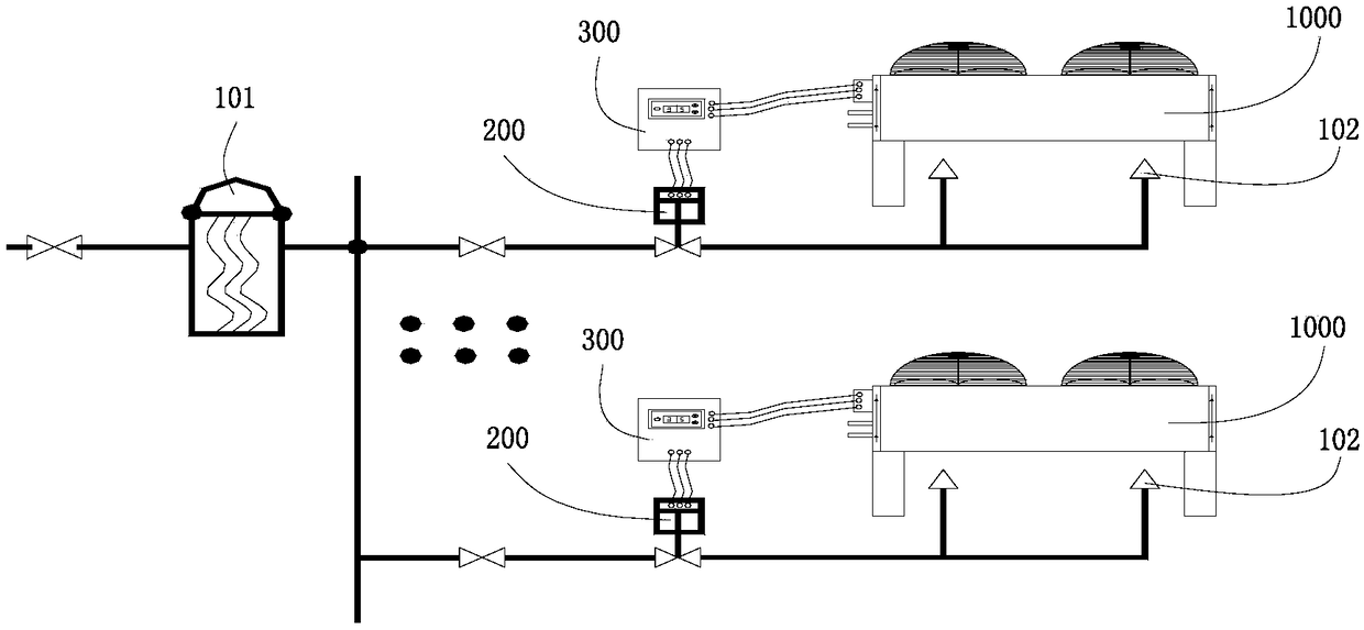 Air conditioner micro-mist cooling energy-saving structure