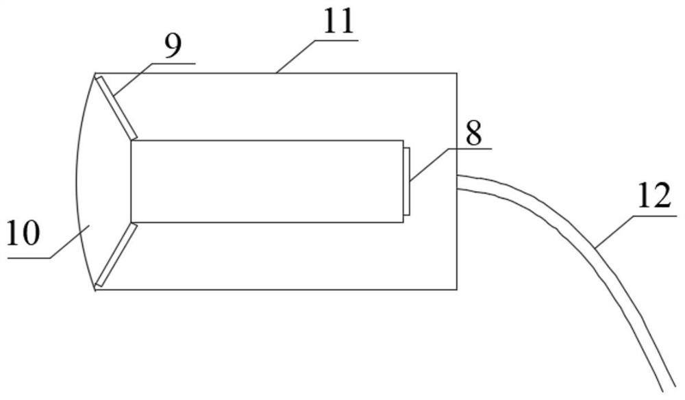 Single-frequency ultrasonic suspended load measurement system and method based on piezoelectric composite wafer