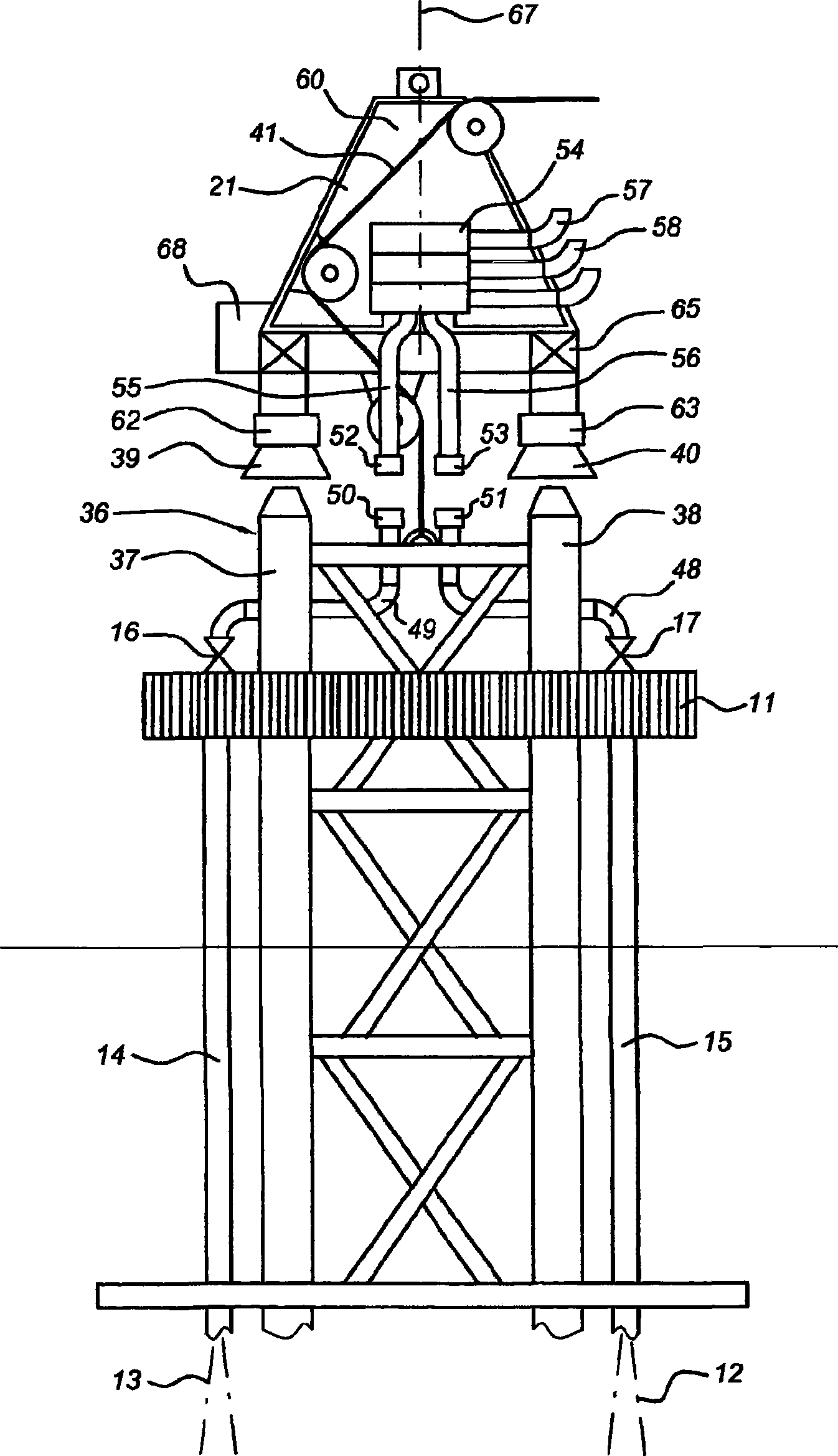 Deep water hydrocarbon transfer system