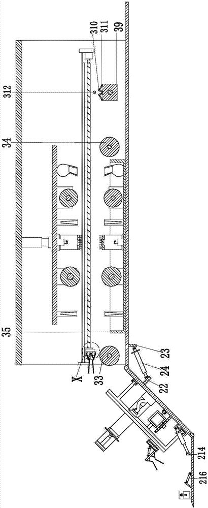 Machine capable of recycling and cleaning carpets on steps for indoor decoration of public amenities