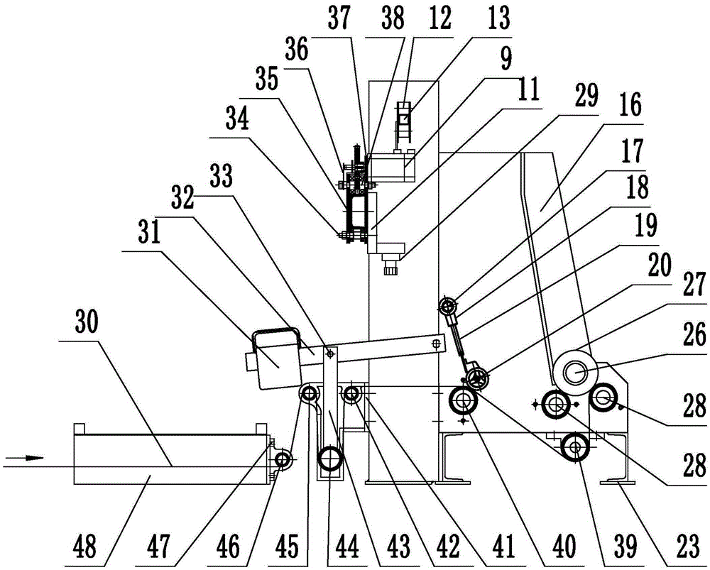 Cloth inspecting machine based on visual robot