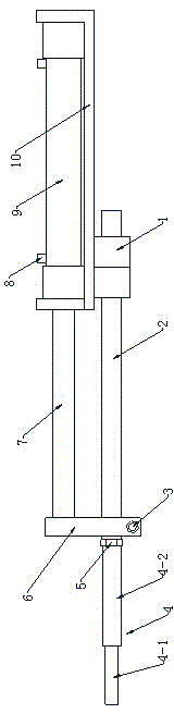 Ejecting device of full-automatic axle lathe