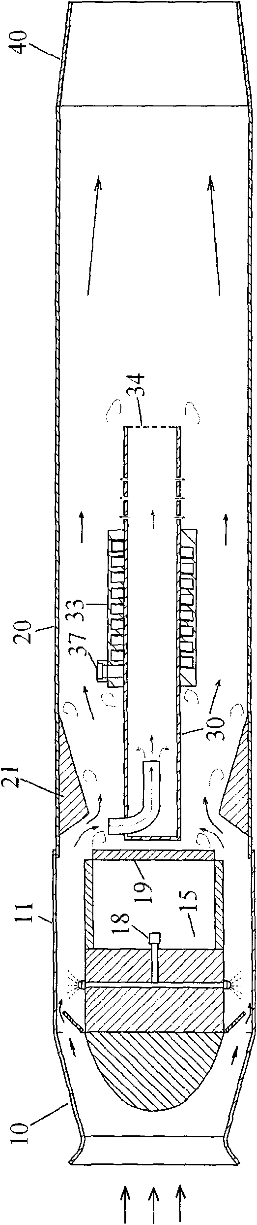 Air-breathing pulse detonation engine and detonation method thereof