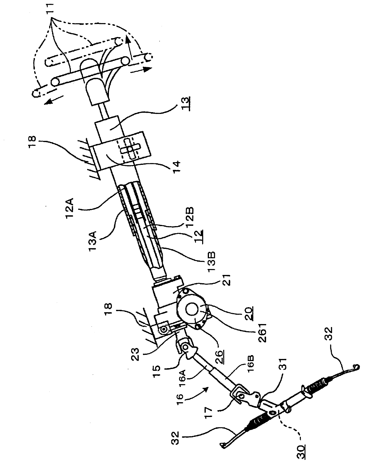 Telescopic shaft