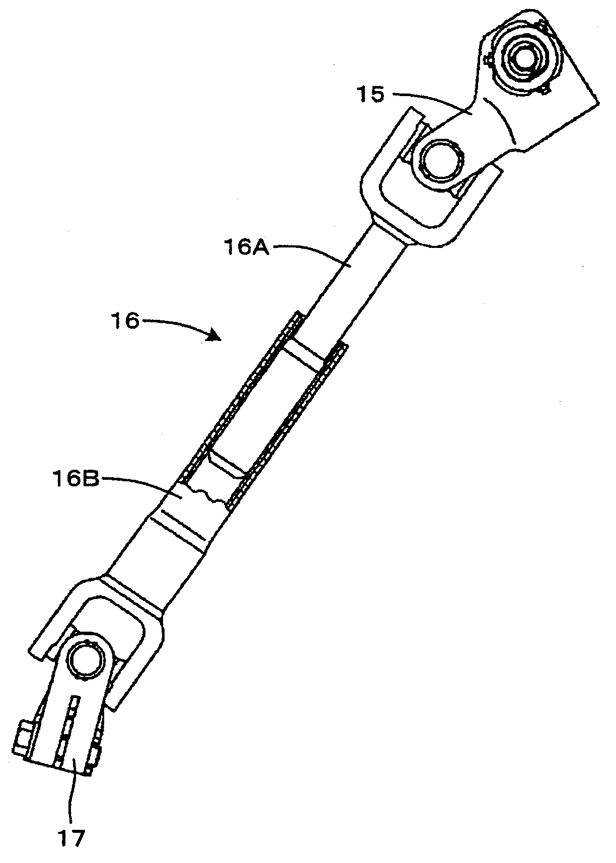 Telescopic shaft