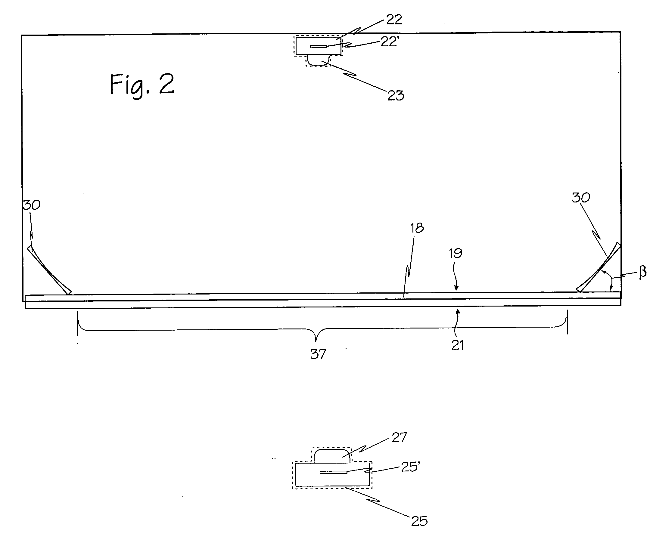 Dual camera calibration technique for video projection systems