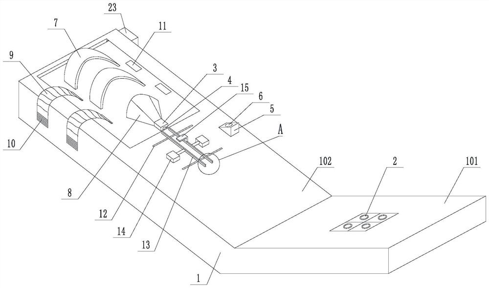 Mouse caudal vein blood sampling system