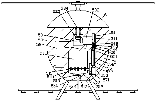 Spraying device with pesticide carried by unmanned aerial vehicle