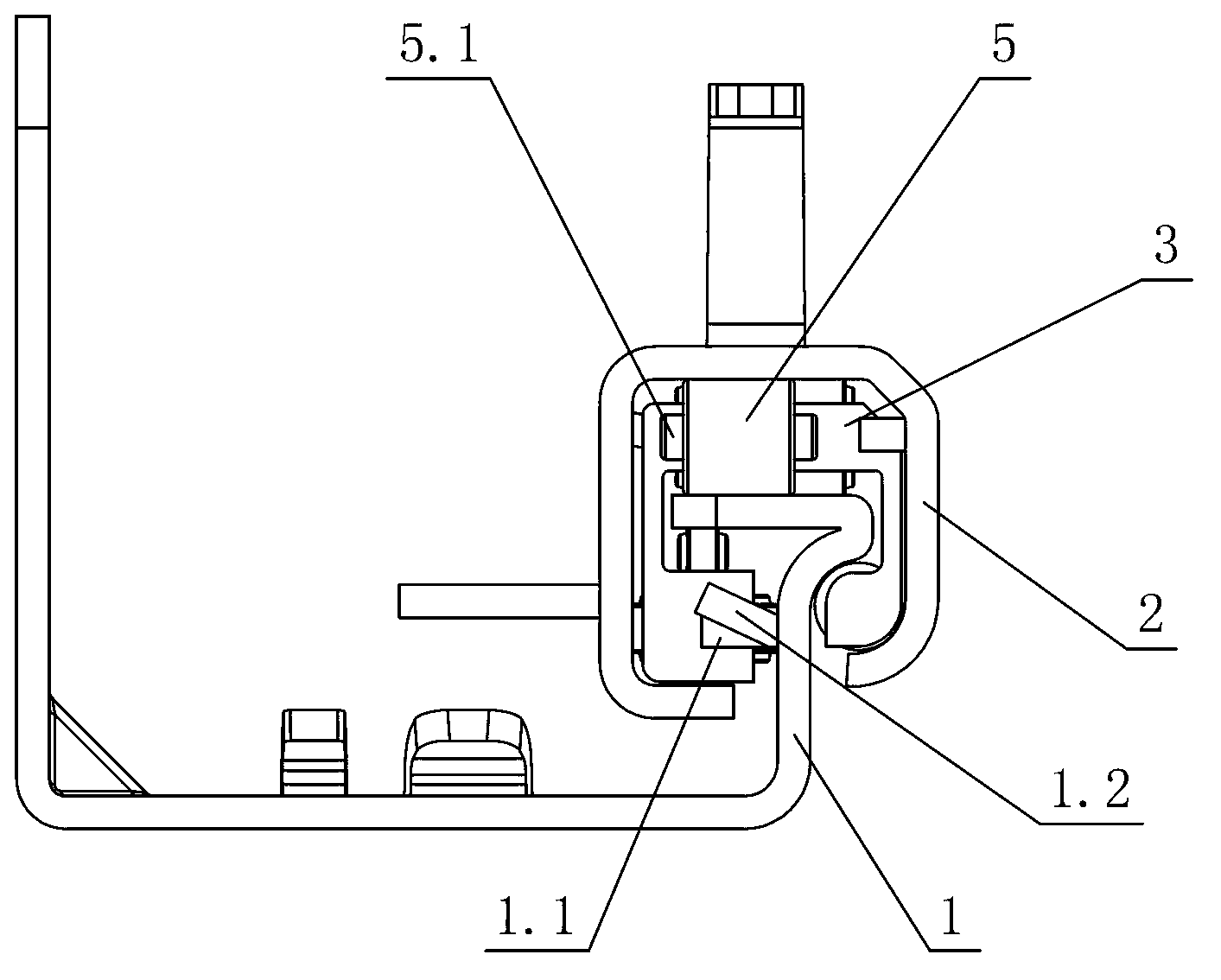 Supporting and limiting mechanism of drawer sliding rail