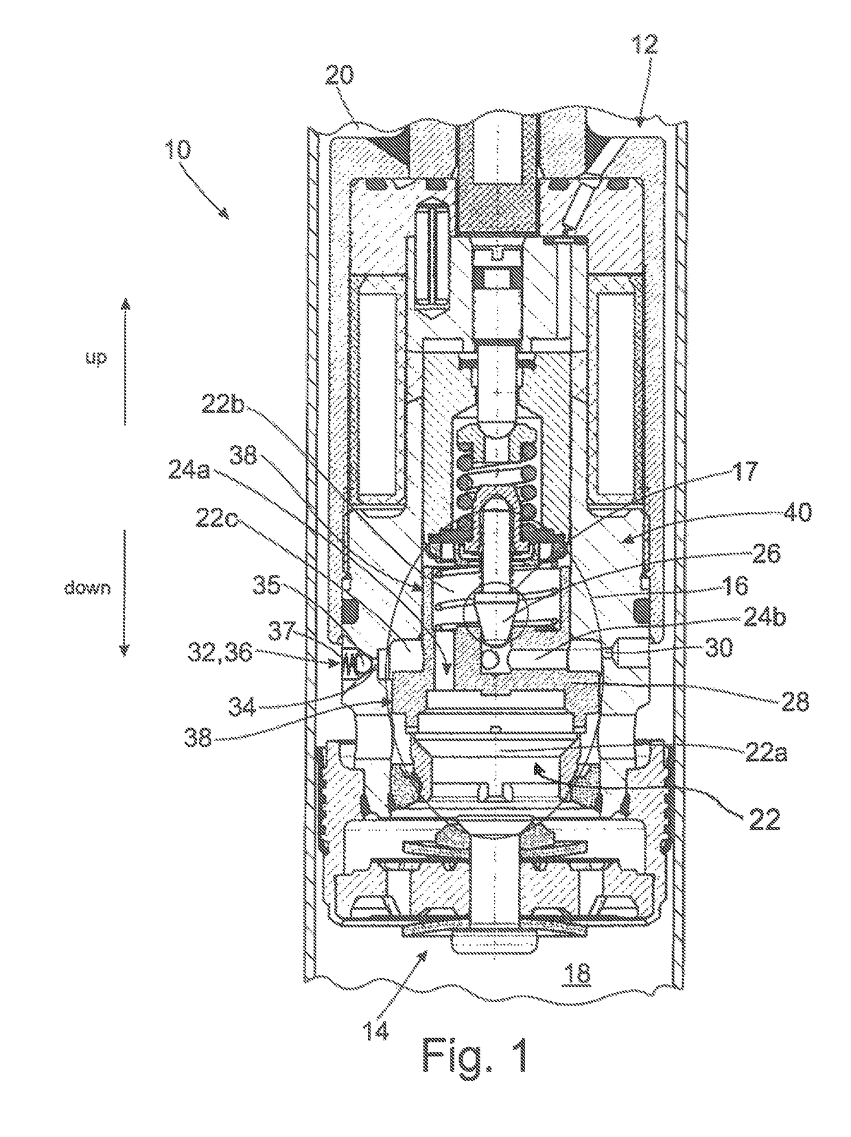 Damping valve comprising a pressure relief valve