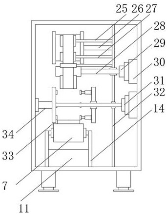 Efficient full-automatic labeling machine capable of achieving accurate positioning