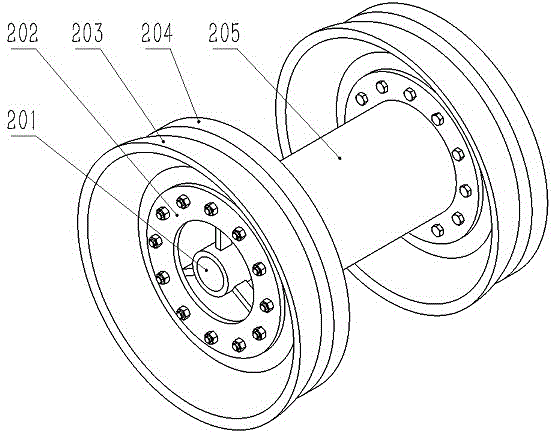 High-speed rotating brush pipe cleaner