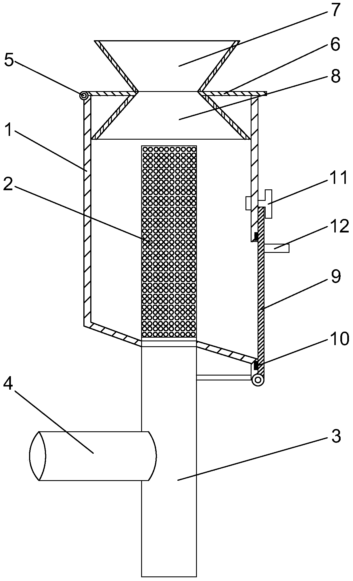 Pipeline filtration mixing device