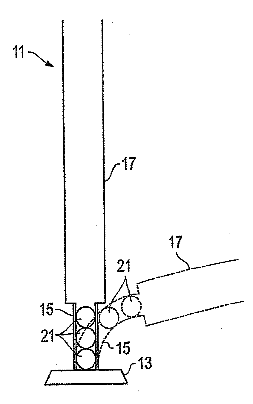 Flexible hinge in traffic control marker