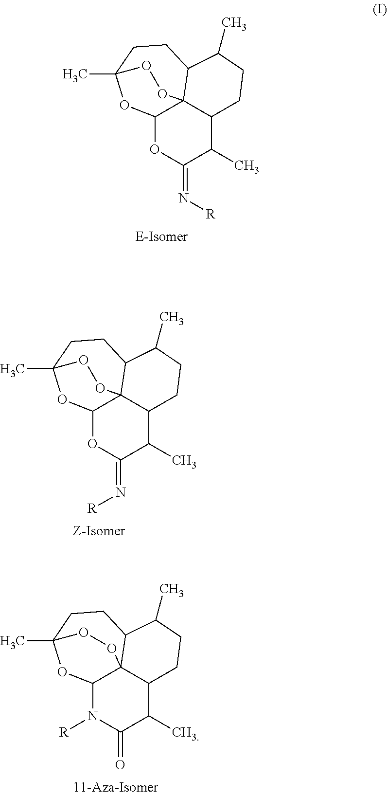 Artemisinin derivatives with natural amino acids, peptides, and amino sugars for the treatment of infection and topical condition in mammals