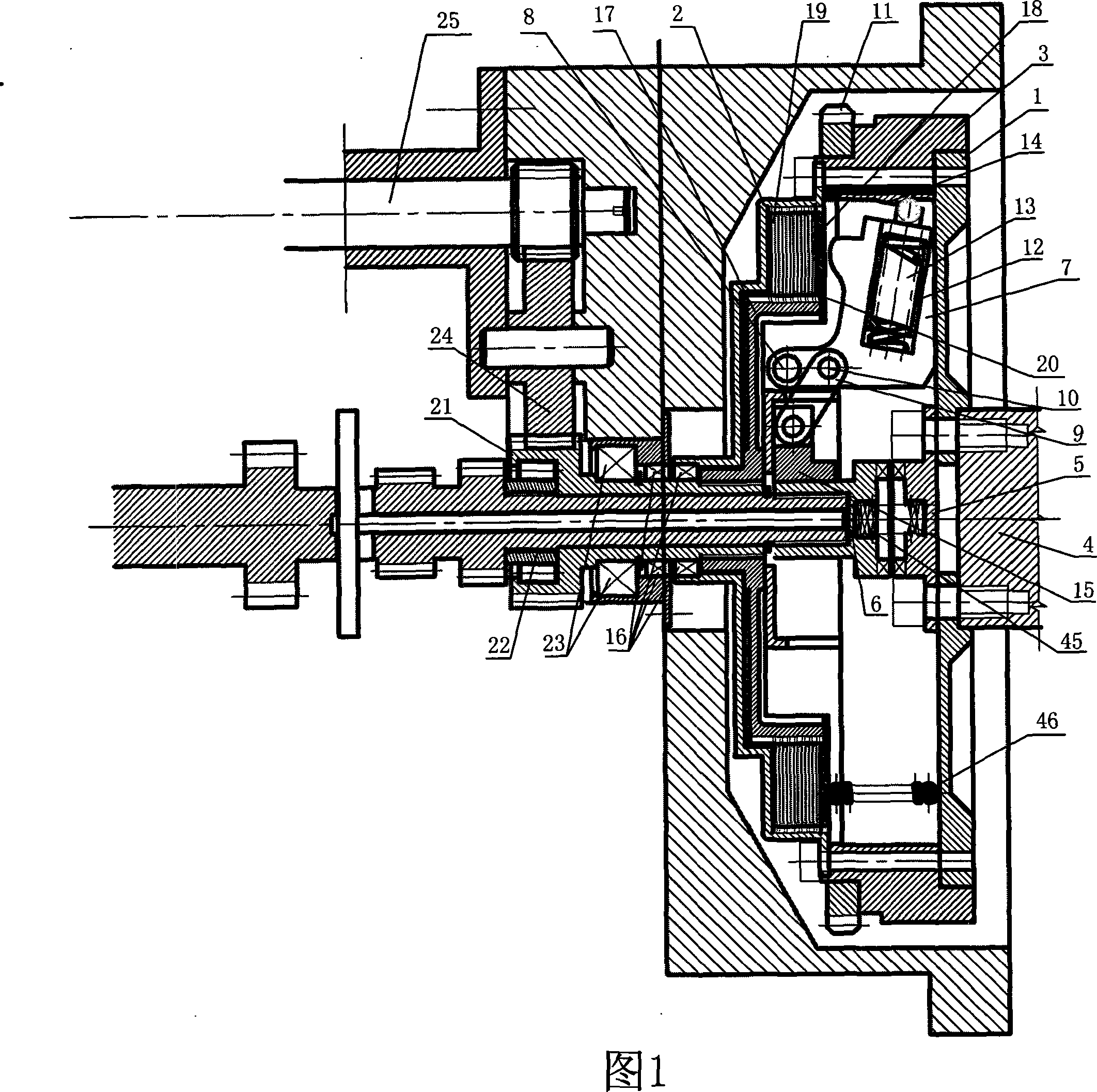 Automatic clutch for motorcycle