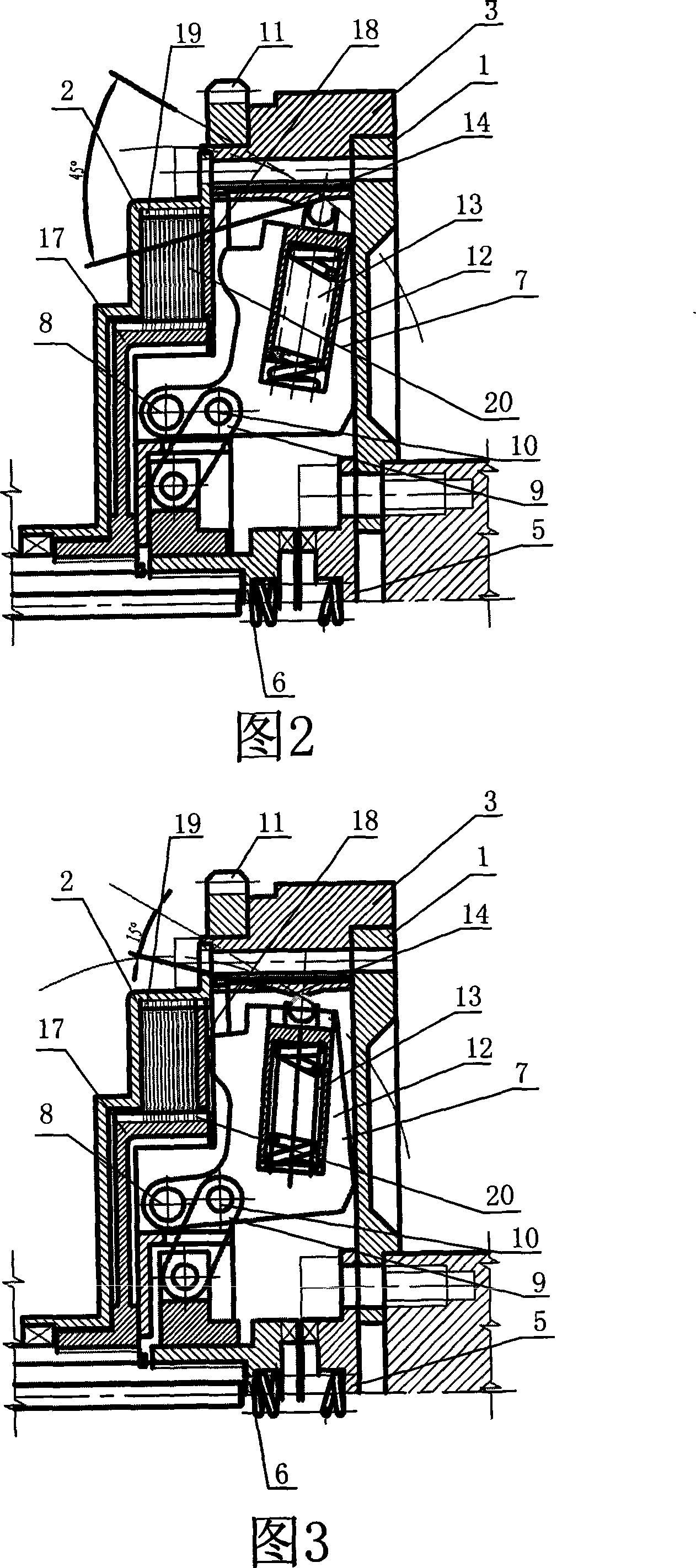 Automatic clutch for motorcycle