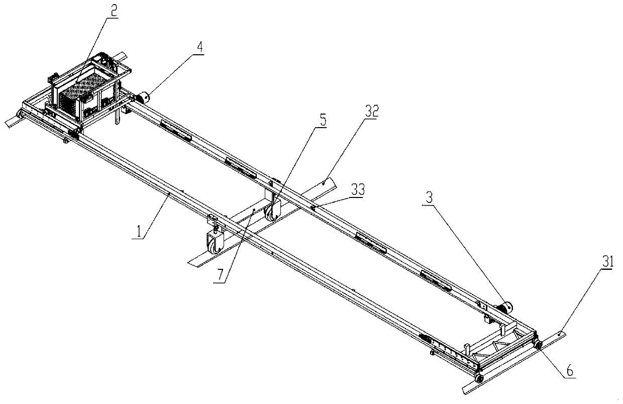 In-field tray placement method