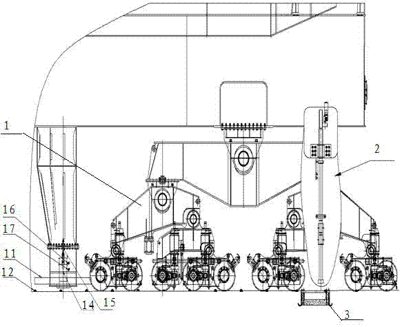 Windproof bridge crane anchoring system and method