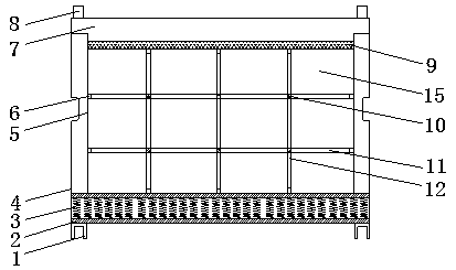 Pressure-reducing and shockproof transportation box for fruits