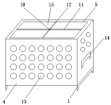 Pressure-reducing and shockproof transportation box for fruits