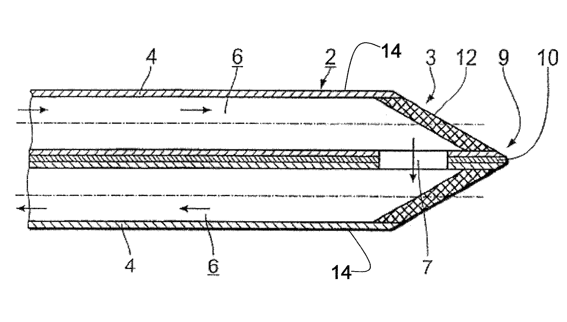 Electrode arrangement for surgical instrument