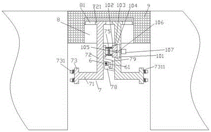 Covering mechanism for bridge expansion joint