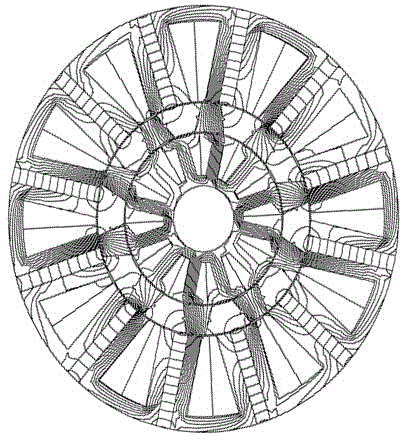 Hybrid excitation flux switching motor