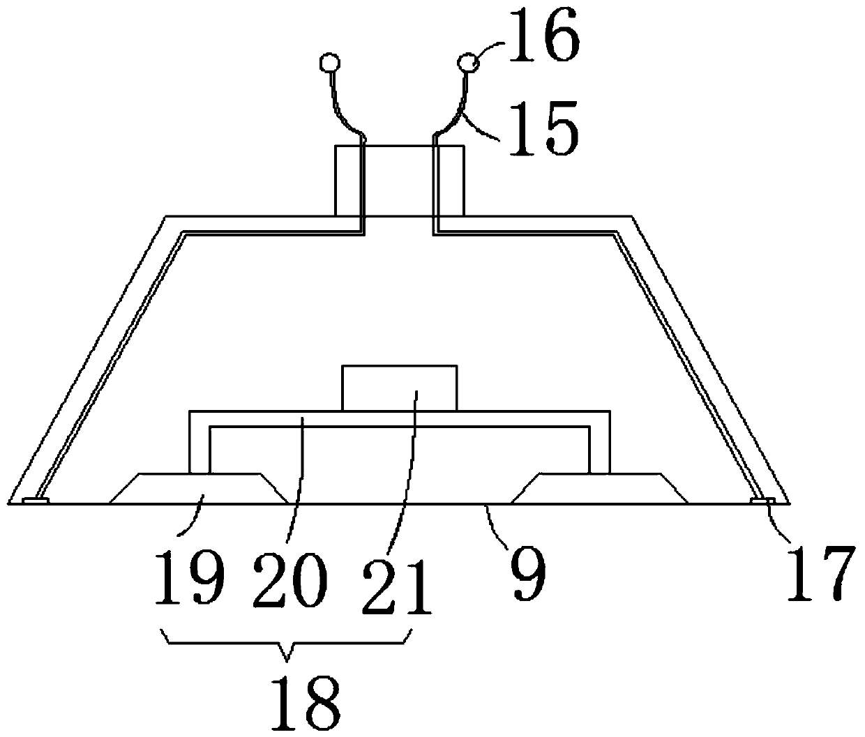 A support device for an industrial robot