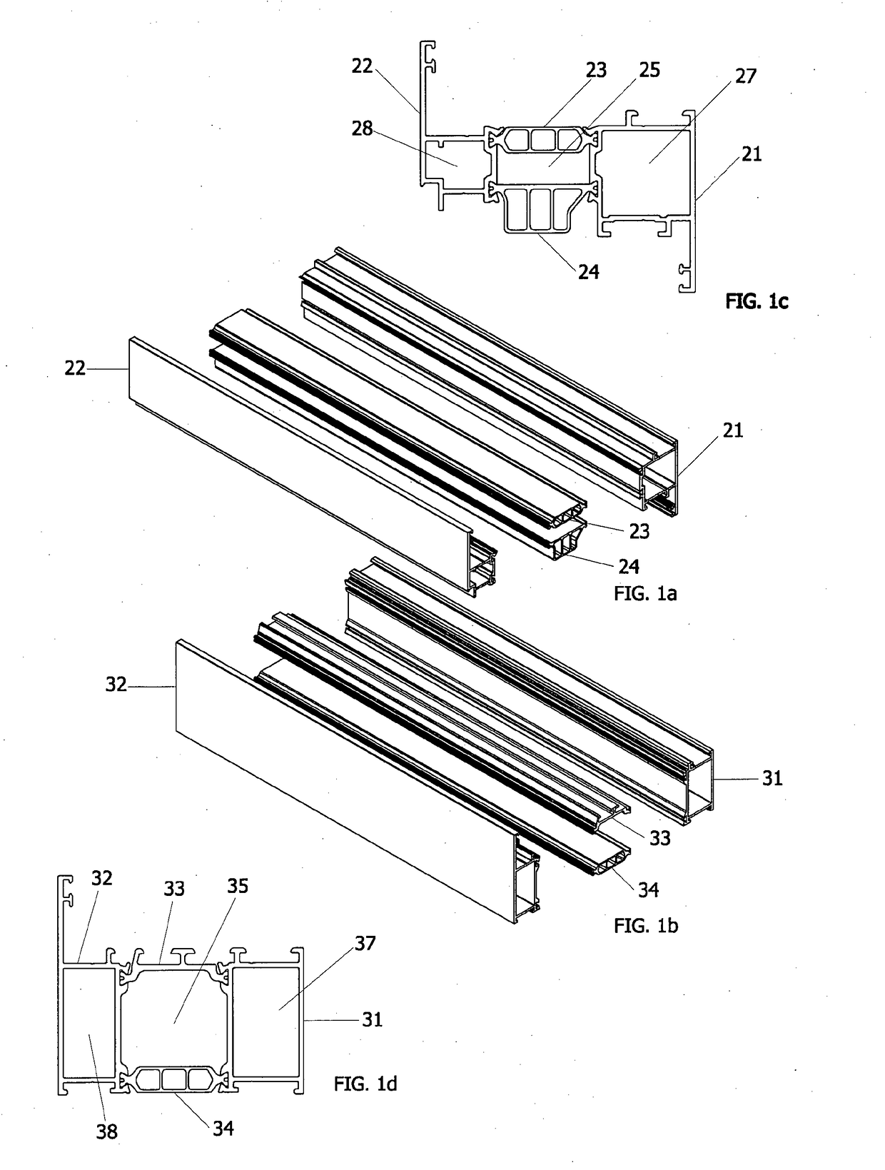 Device for delivering an insulation enhancing polyurethane foam within profiles used in doors, windows and related applications