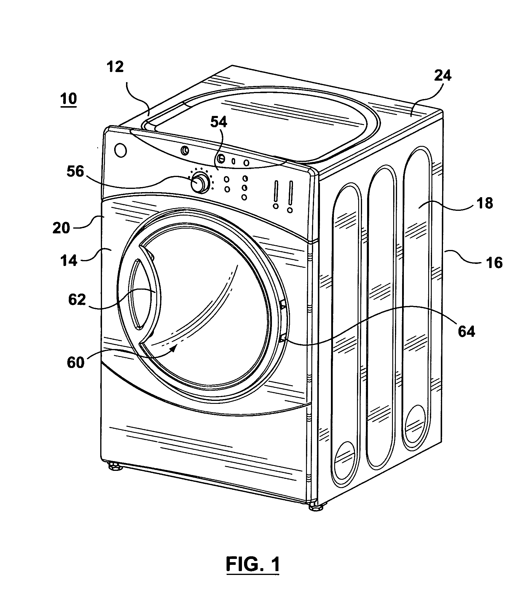 Clothes dryer door assembly